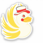 Sticker Ducky, roi des démons (Recto)