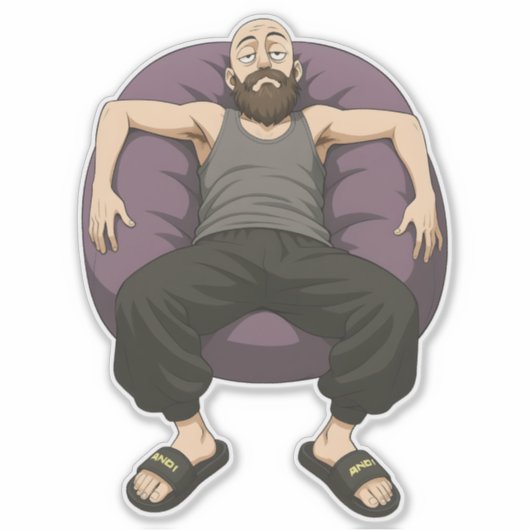 Sticker DuDe Chillin' (Devant)