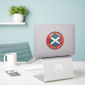 Sticker Dufftown, Écosse (Ordinateur portable sur le bureau)