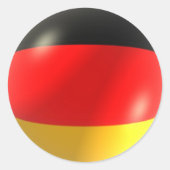 Sticker Duitse vlag (Voorkant)