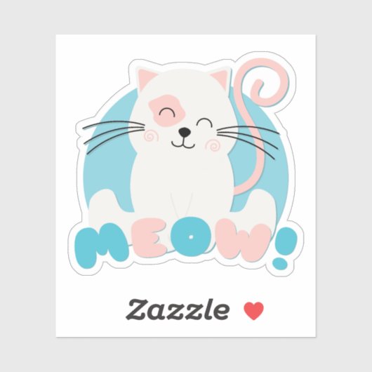 STICKER DULCE GATITO (Feuille)
