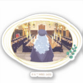 Sticker Dumbledore Parlant dans la grande salle Hogwarts (Devant)
