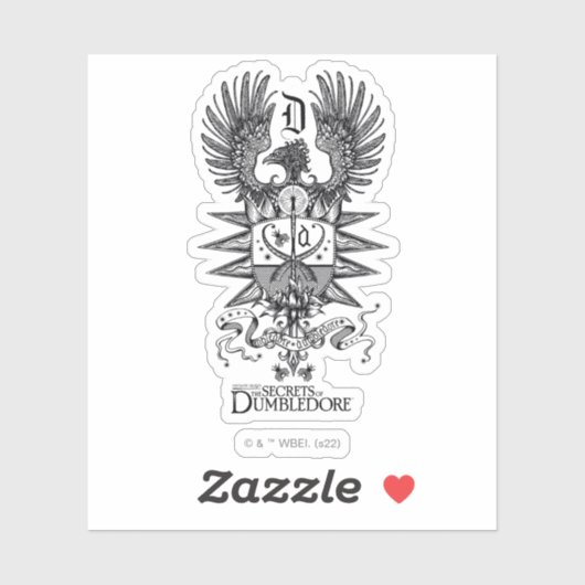 Sticker Dumbledore's Crest (Feuille)