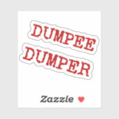 Sticker Dumped Anti Valentine's Day  (Feuille)