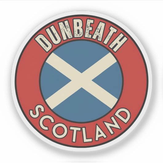 Sticker Dunbeath, Écosse (Devant)