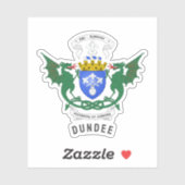 Sticker Dundee - Écosse - Armoiries (Feuille)