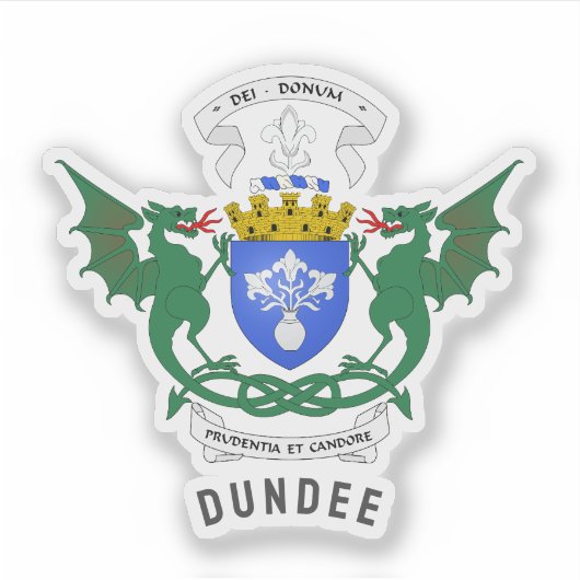 Sticker Dundee - Écosse - Armoiries (Devant)