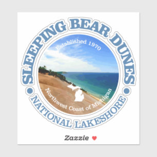 Sticker Dunes NL d'ours de sommeil