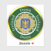 Sticker Dunn Shield & Croix celtique Personnalisé (Feuille)