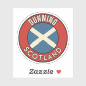 Sticker Dunning, Écosse (Feuille)