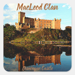 Sticker Dunvegan Castle van de Schotse MacLeod Cla