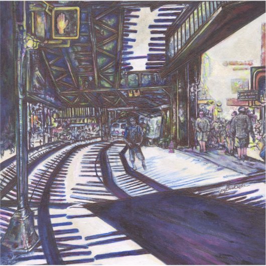 Sticker Dusting the Piano (Devant)