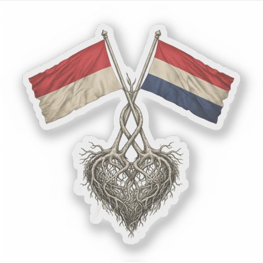 Sticker Dutch Indonesian (Devant)