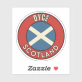Sticker Dyce, Écosse (Feuille)