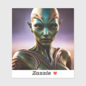 Sticker E.J. Gold Princess Zenafurr de Andromeda Vinyl (Feuille)