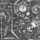 Sticker E.J. Gold Quelle Heure Est-Ce ? Vinyle (Devant)