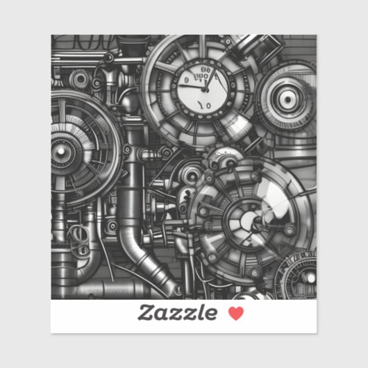 Sticker E.J. Gold Quelle Heure Est-Ce ? Vinyle (Feuille)