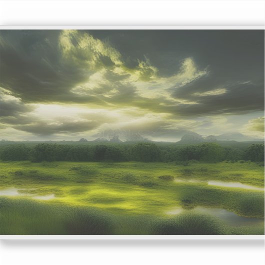 Sticker E.J. Gold Serenade of a Rural Landscape Vinyl (Devant)