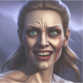 Sticker E.J. Gold Smiling Ancienne Princesse Vinyl (Devant)