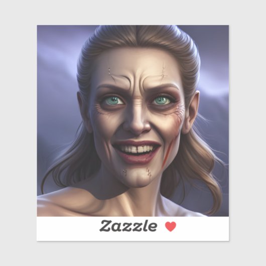 Sticker E.J. Gold Smiling Ancienne Princesse Vinyl (Feuille)