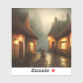 Sticker E.J. Gold Villagers Wet Cobblestones Vinyl (Feuille)