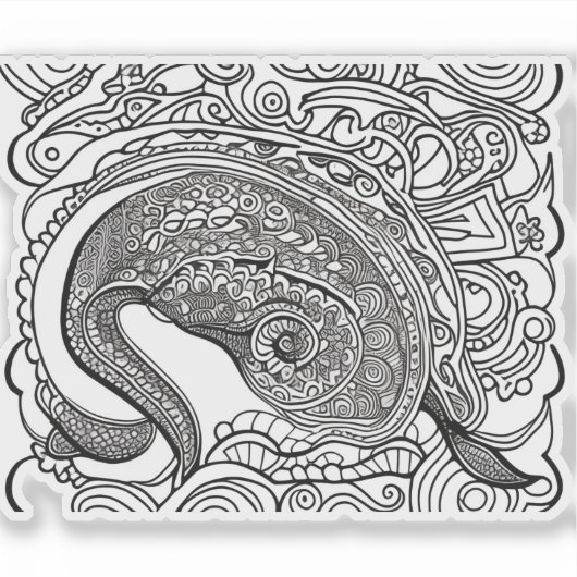 Sticker E.J. Peacock or Vinyl amovible (Devant)