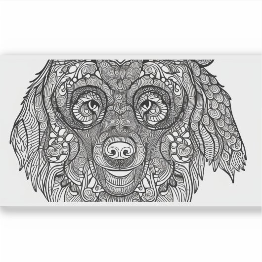 Sticker E.J. Porte Or Visage Vinyle amovible (Devant)