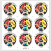 Sticker E. Pluribus Unum (Feuille)