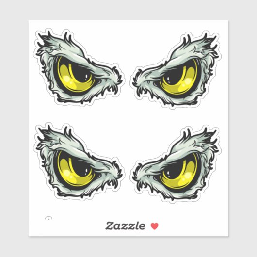 Sticker Eagle Eyes - bel oeil de rapace (Feuille)