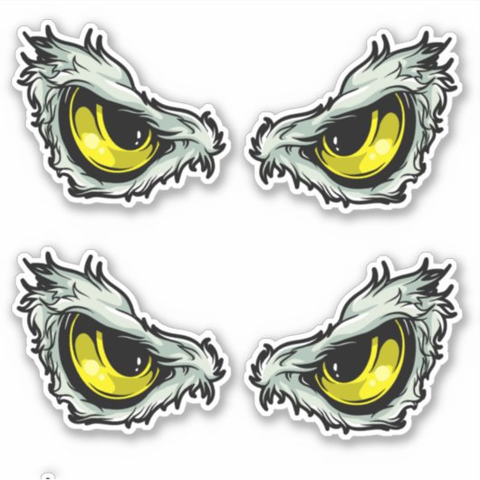 Sticker Eagle Eyes - bel oeil de rapace (Devant)