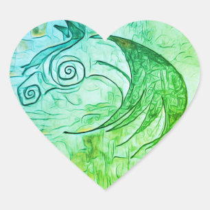 Sticker Earth and Sky Horse