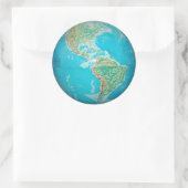 Sticker Earth Globe 1 (Sac)