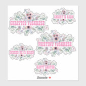 STICKER EASTER PASCHA BYZANTINE ORTHODOXE RELIGIEUX (Feuille)