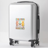 Sticker Easter Speech Therapy SLP Everyone Communicates Di (Sur valise)