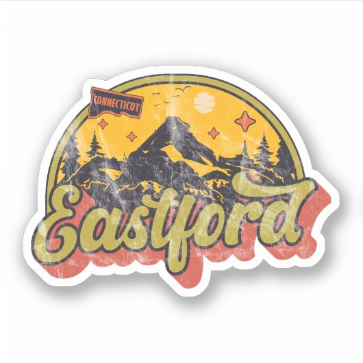 Sticker Eastford, Connecticut (Devant)