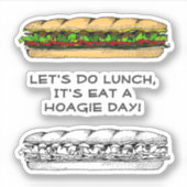 Sticker Eat a Hoagie Day (Devant)