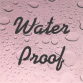 Sticker Eau Proof Splash Rose gratuit Gold Rose gouttes Co (Devant)