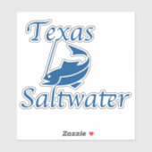 Sticker Eau salée du Texas (Feuille)