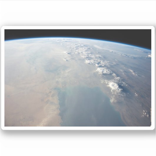 Sticker Eaux Bleues Tropicales Du Golfe Persique. 2 (Devant)