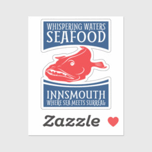 Sticker Eaux Whisperantes Fruits de mer Innsmouth