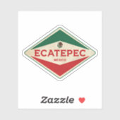 Sticker Ecatepec Mexique Vintage (Feuille)