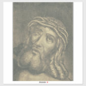 Sticker Ecce homo Sainte Face de Jésus (Feuille)