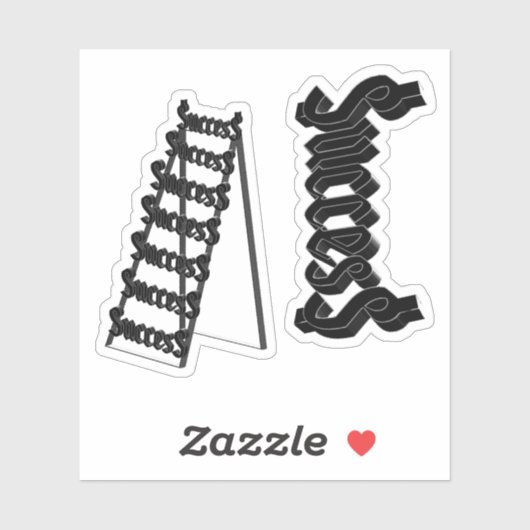 Sticker Échelle de succès (Feuille)