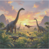 Sticker Échos du monde antique - Vinyle carré (Devant)