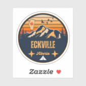 Sticker Eckville (Alberta) (Feuille)