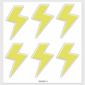 Sticker Éclair x 6 (Feuille)