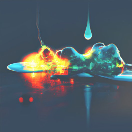 Sticker Éclairage Liquide (Recto)