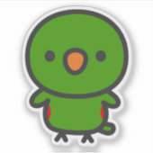 Sticker Eclectus Parrot / Male (Devant)