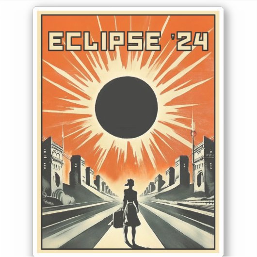 Sticker Eclipse '24 (Devant)