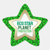 Sticker Eco Star Planet Protector (Devant)